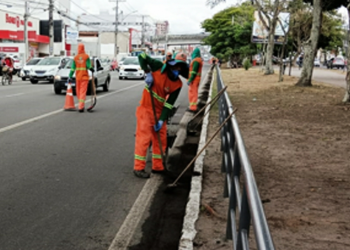 Serviços Públicos recolhe 22 toneladas de resíduos na Getúlio Vargas