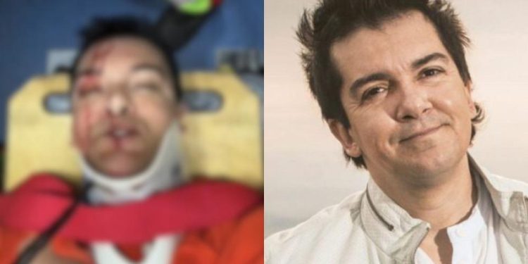 Cantor Regis Danese teve órgão perfurado em acidente e passa por cirurgia de emergência