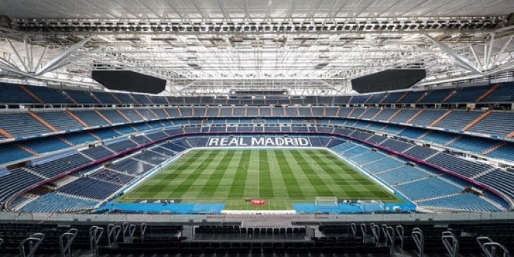 Real Madrid divulga imagens do novo gramado retrátil do Santiago Bernabéu; veja