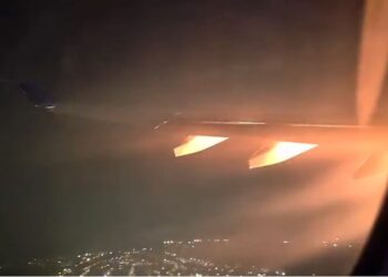 Motor de avião que ia para os EUA explode após decolagem no aeroporto em Guarulhos; aeronave fez pouso de emergência