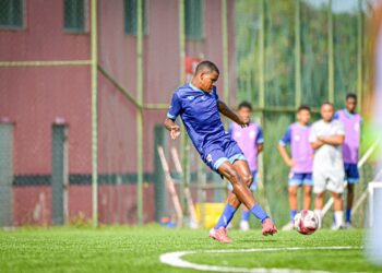 Eberthe : joia do sub-15 do Galícia se destaca na base pelos gols, força, velocidade e potência no chute. ” Um verdadeiro tanque de guerra”